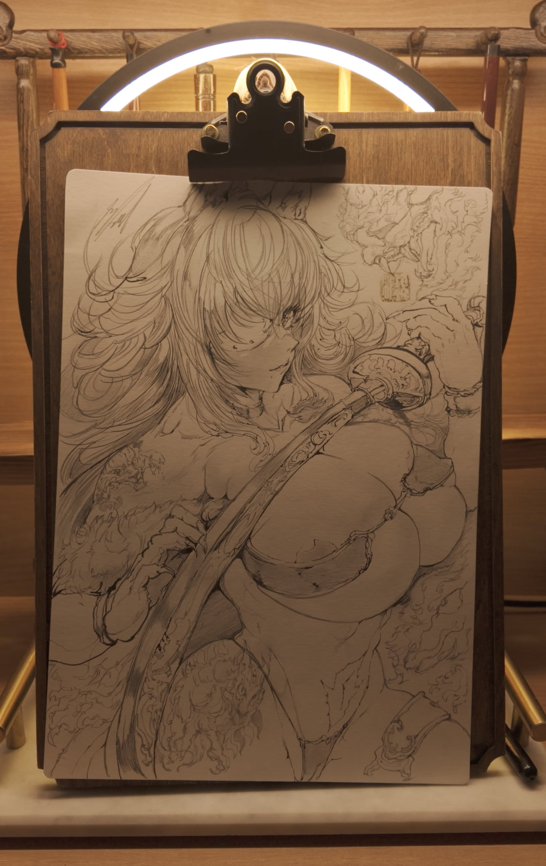 ghislaine.d A sketch + art print set