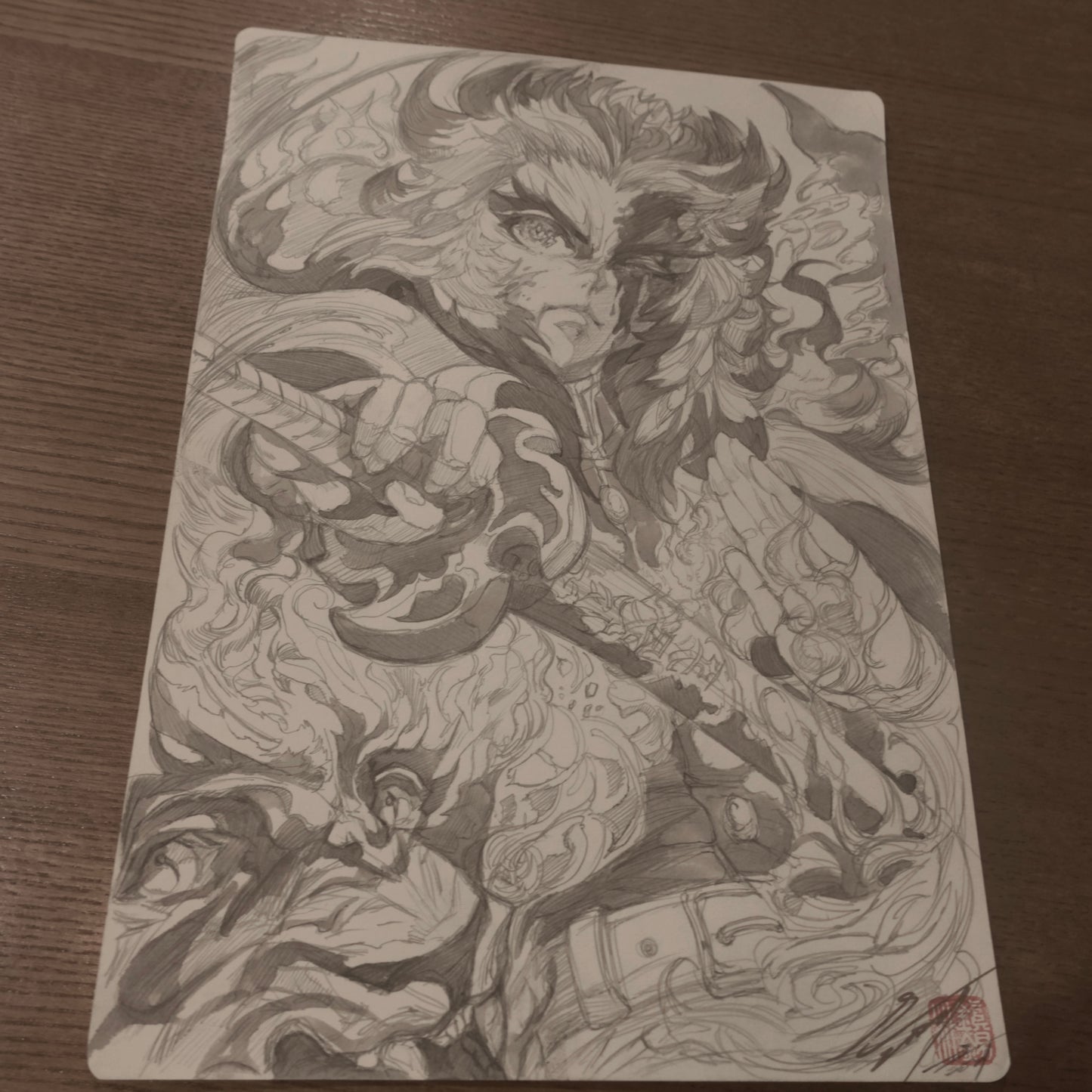 rengoku original sketch