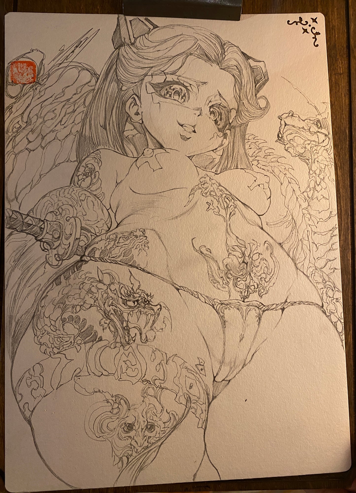 rebecca samurai sketch