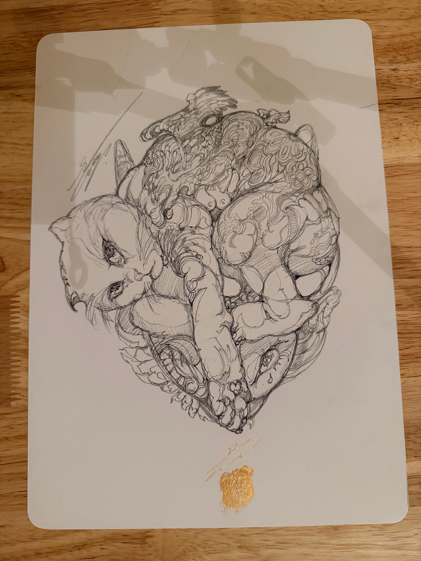 Cat hornet original sketch Two