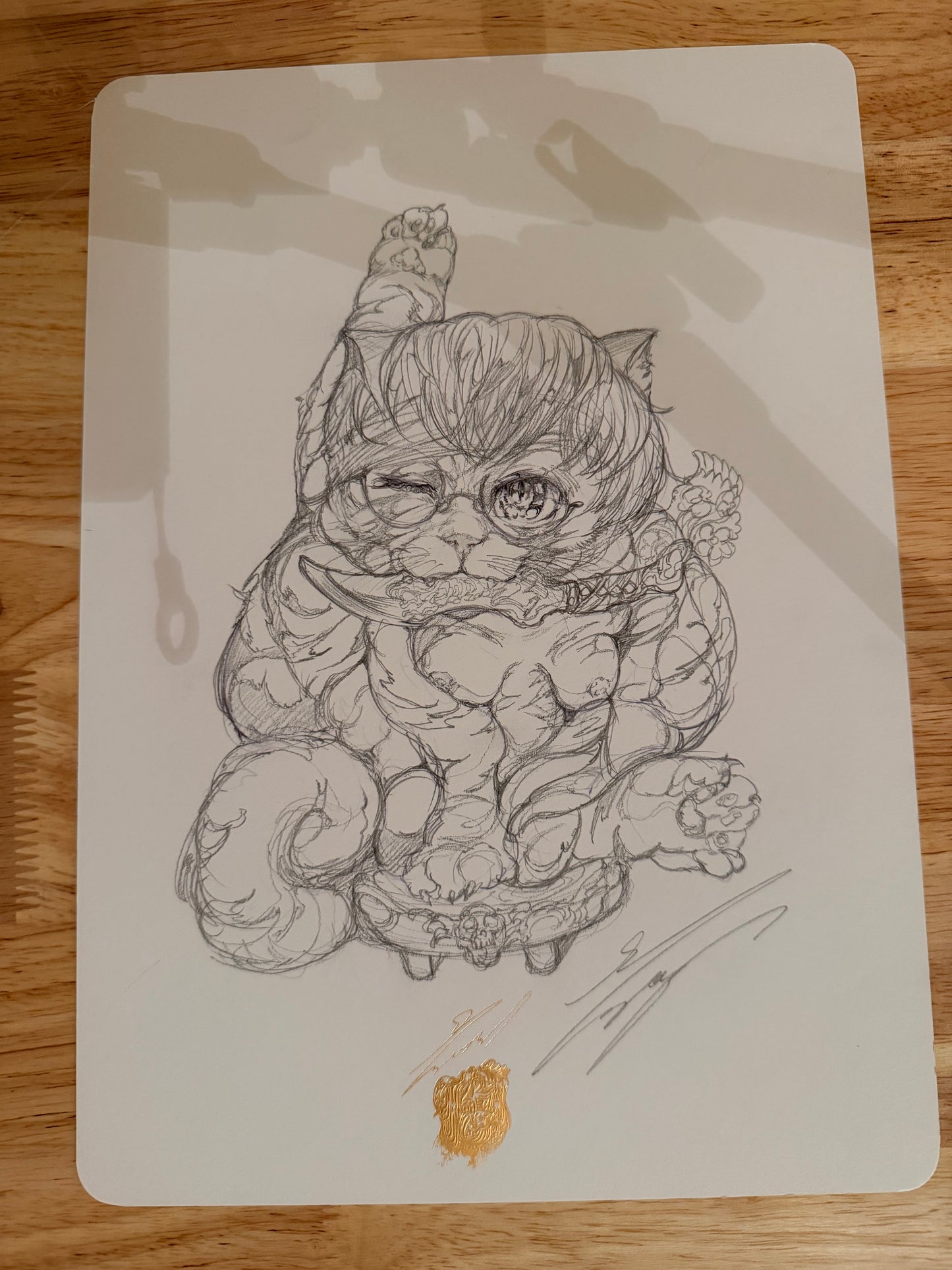 Cat maki zenin original sketch Two