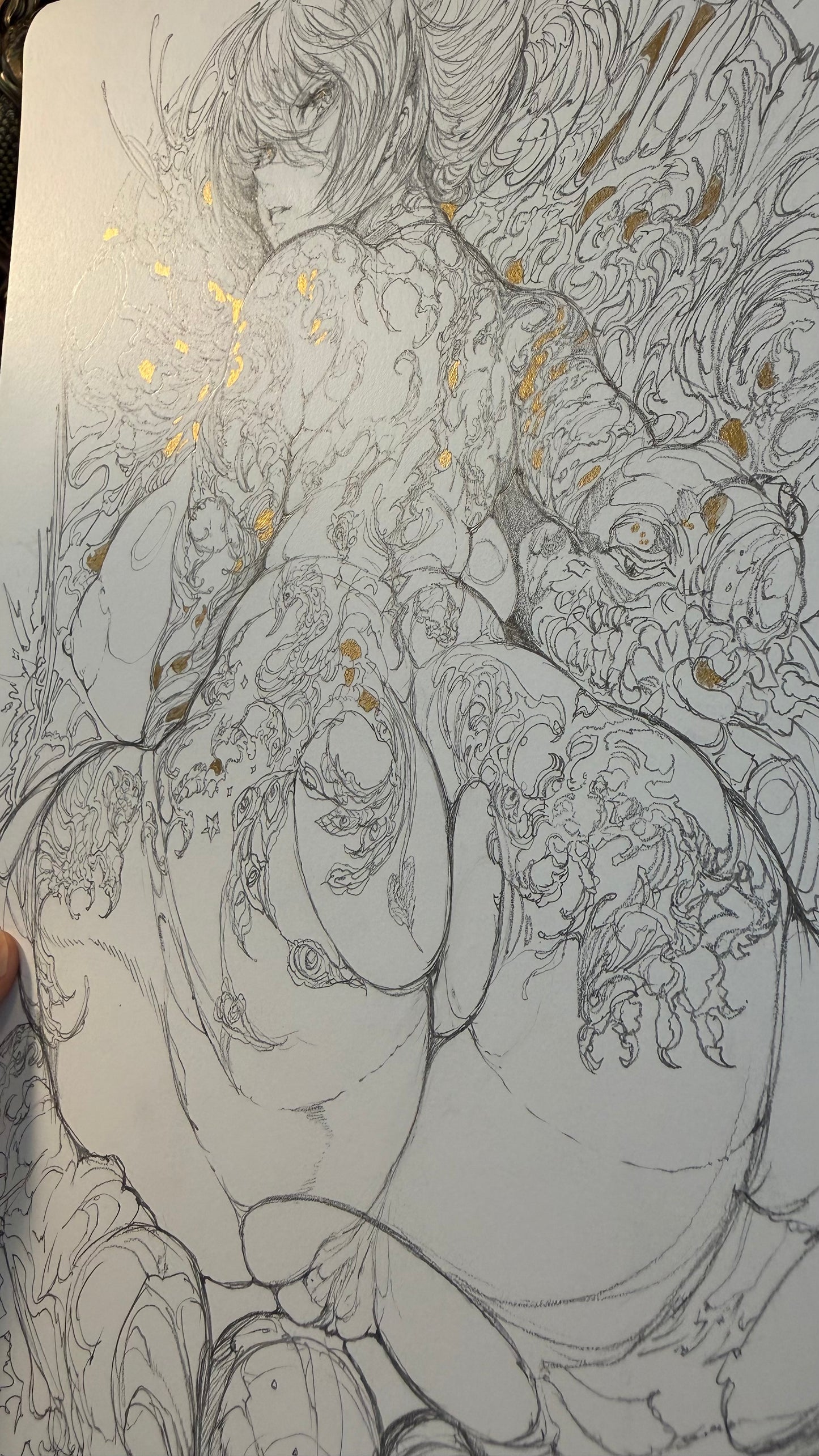 Custom B Reze original sketch+ART print set