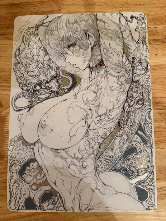 maki zenin A original sketch+ART print set