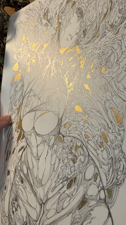 Custom A Reze original sketch+ART print set