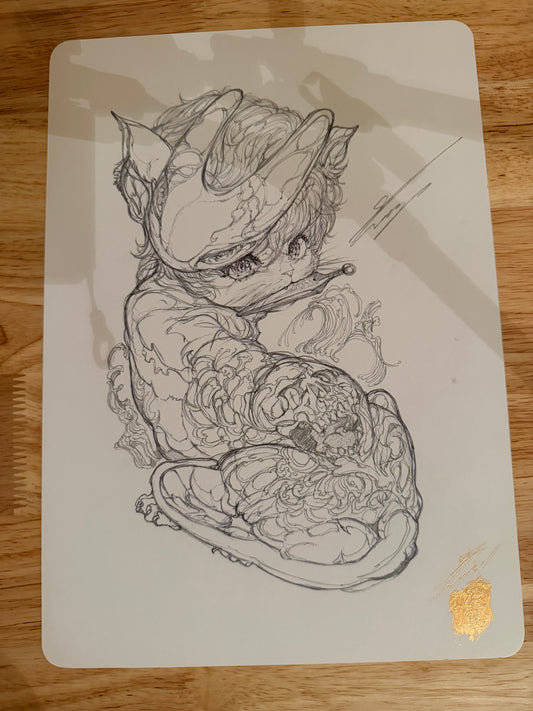 Cat hornet original sketch Two