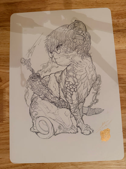 Cat maki zenin original sketch Two