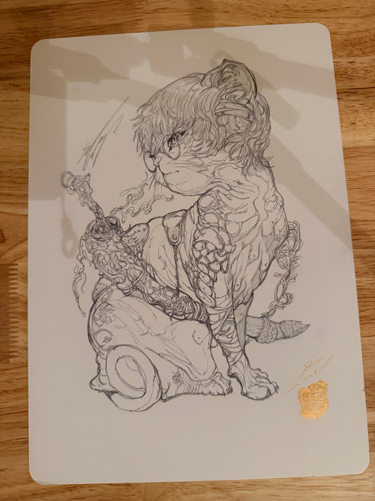 Cat maki zenin original sketch Two
