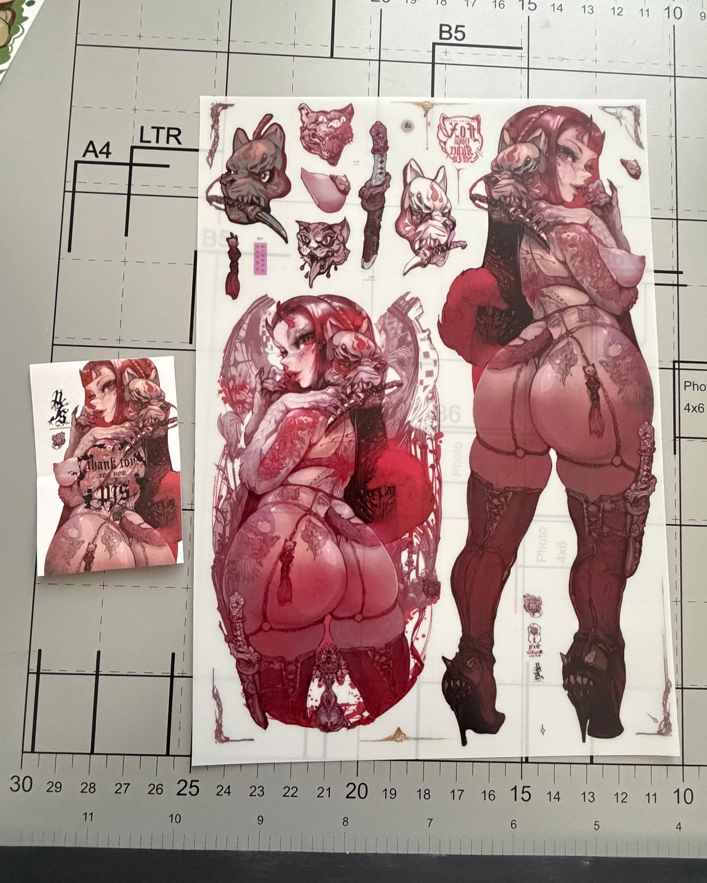 red fox set
