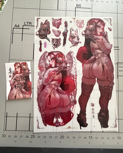 red fox set