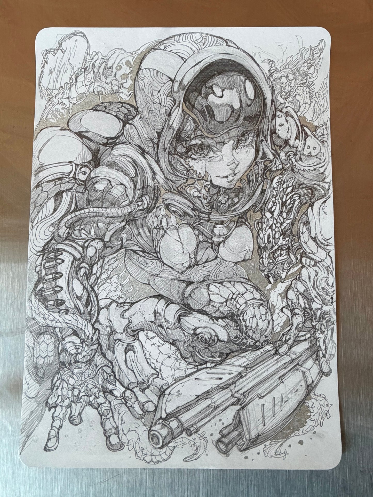 tali zorah original sketch+ART print set