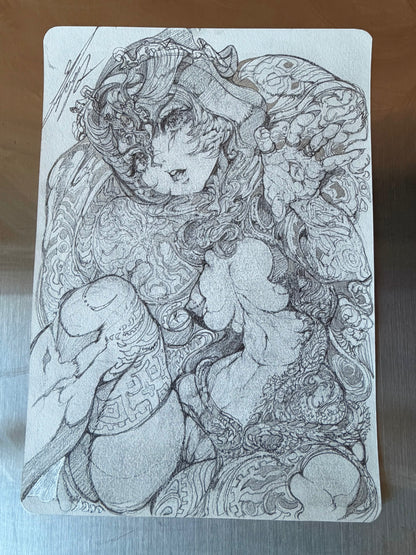 midna original sketch+ART print set