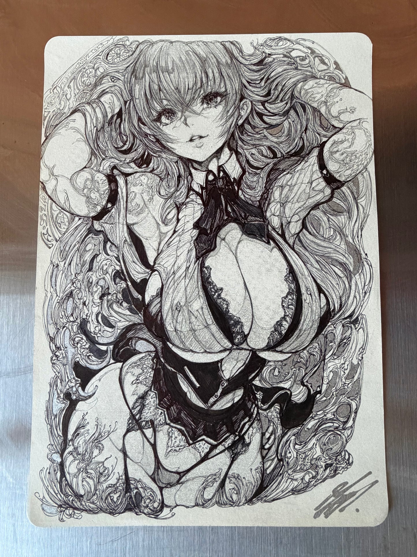 Rias Gremory original sketch+commissions