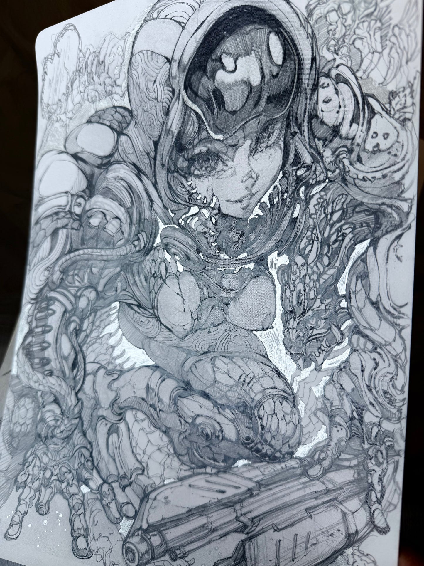 tali zorah original sketch+ART print set