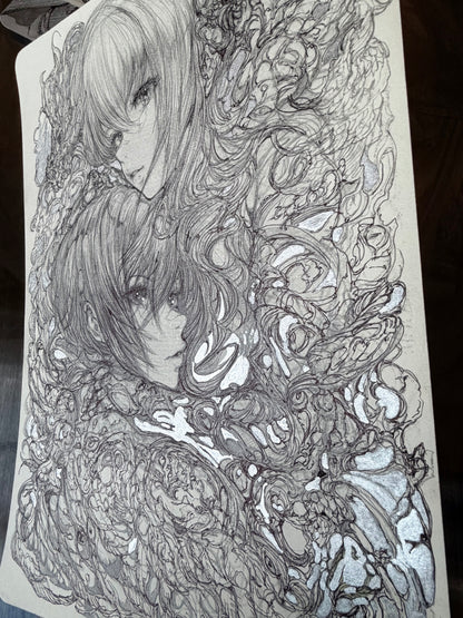 cc and lelouch original sketch+commissions