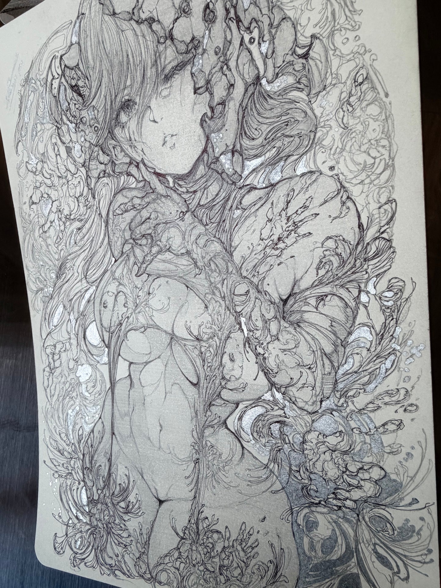 elfen lied lucy original sketch+commissions