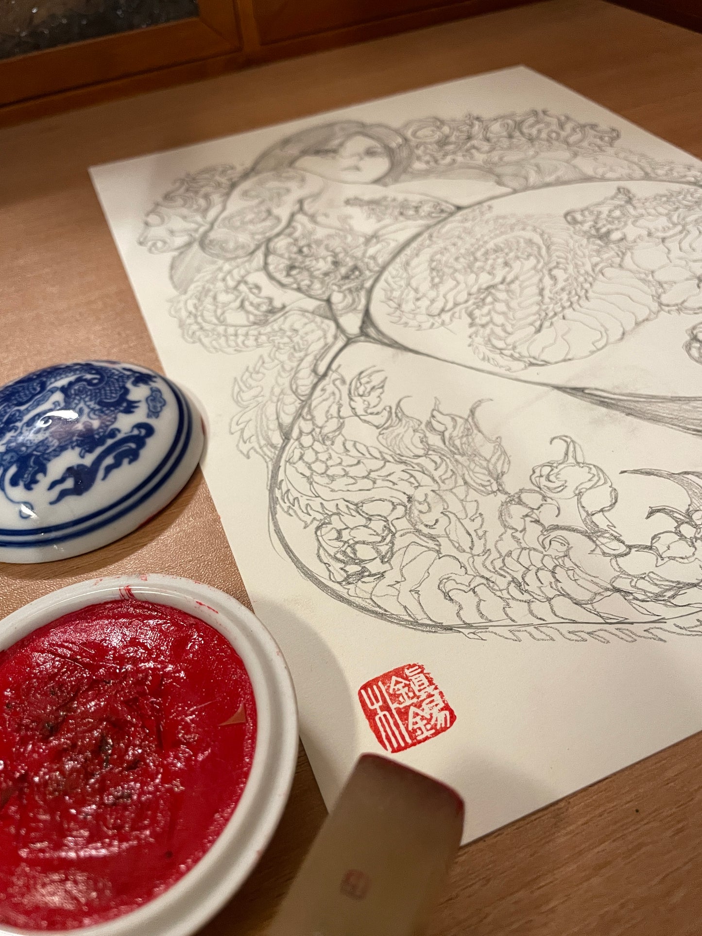 marceline nude drawing + ART print set