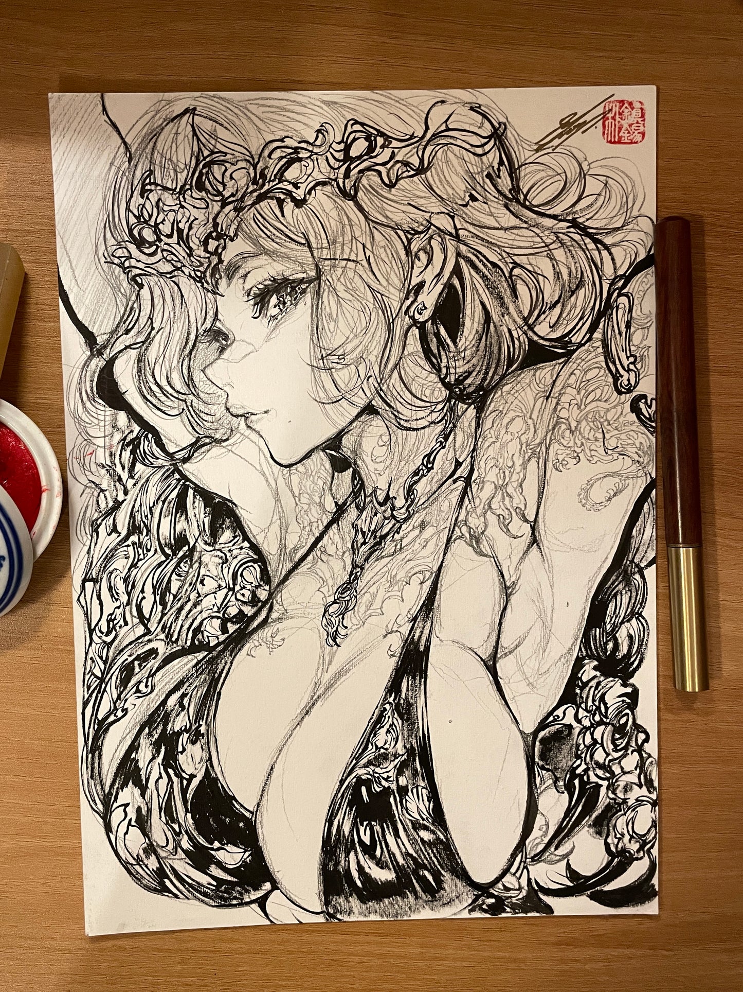 marika original sketch