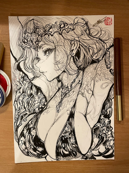 marika original sketch