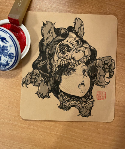 marceline nude drawing + ART print set