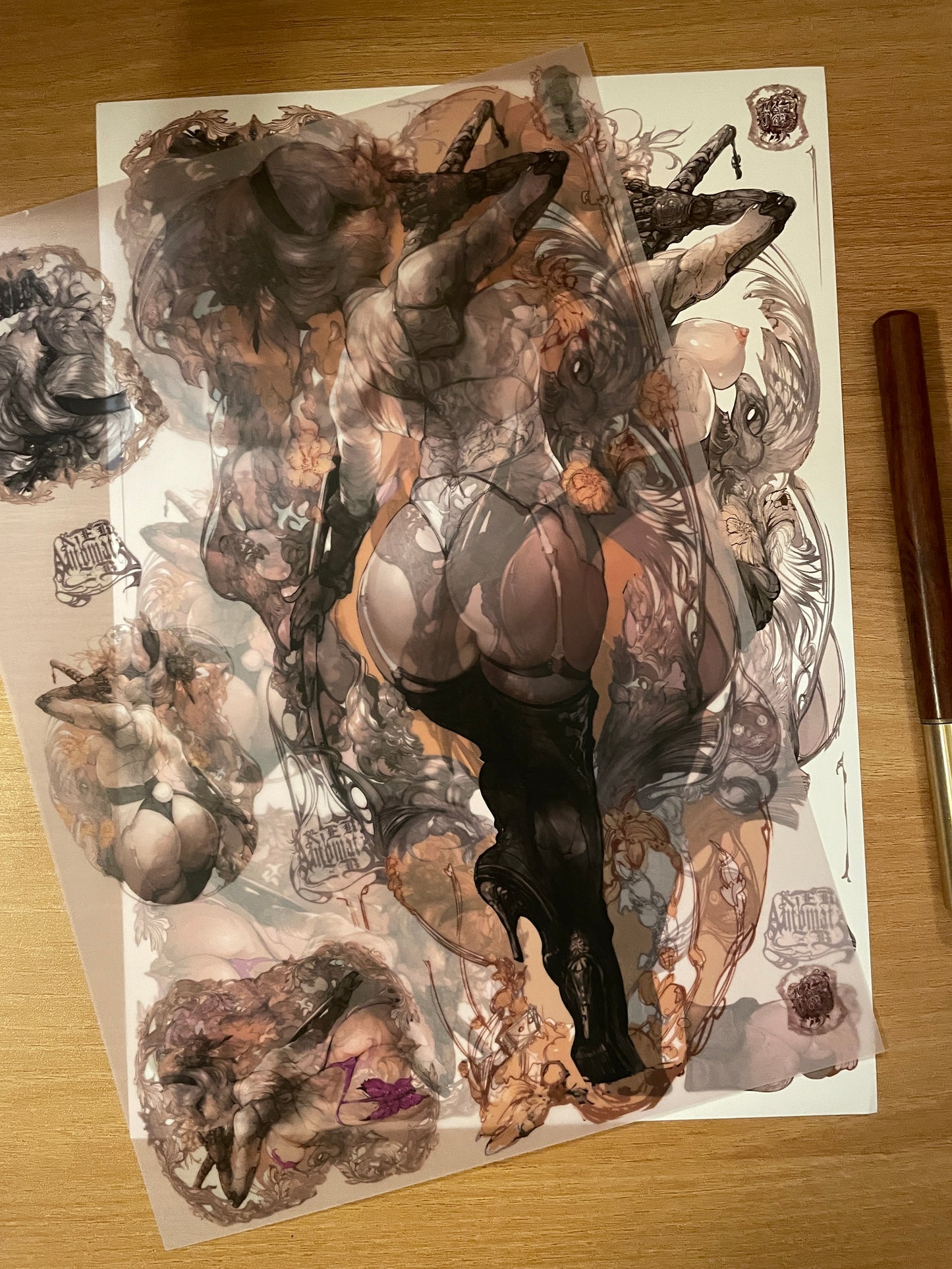 2b custom drawing set