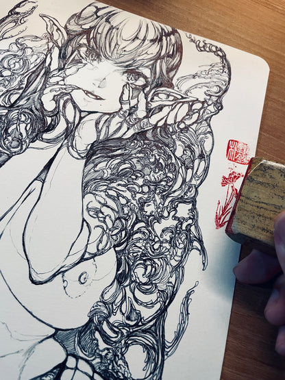 esil original sketch+ART print set