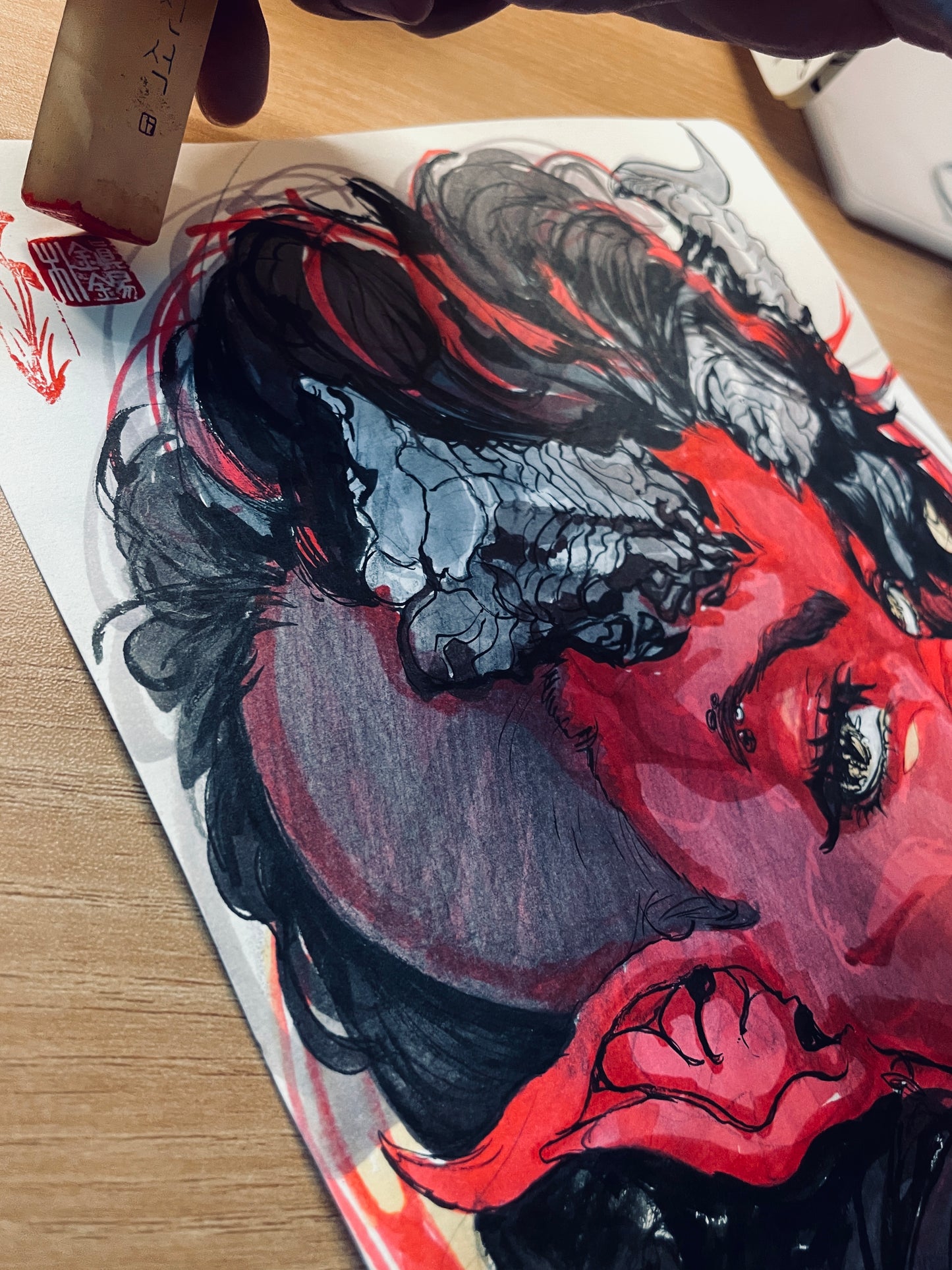karlach original sketch+ART print set