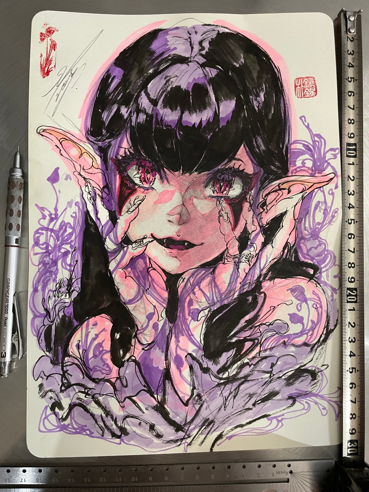 esil original sketch+ART print set
