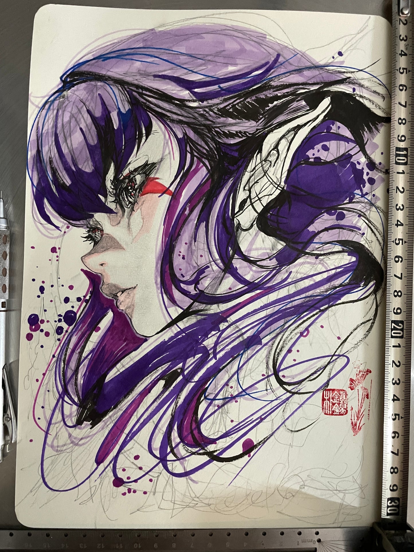 esil original sketch+ART print set
