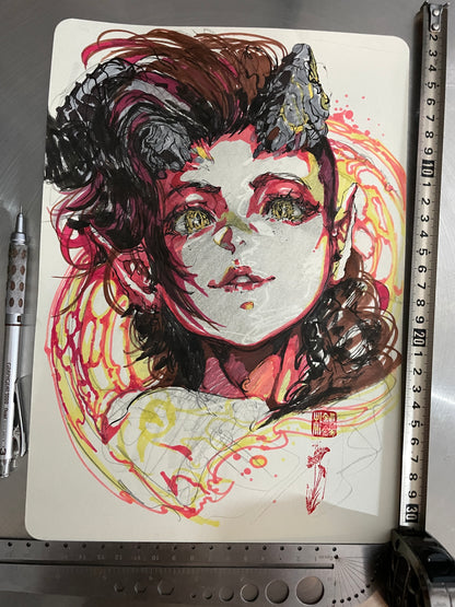 karlach original sketch+ART print set