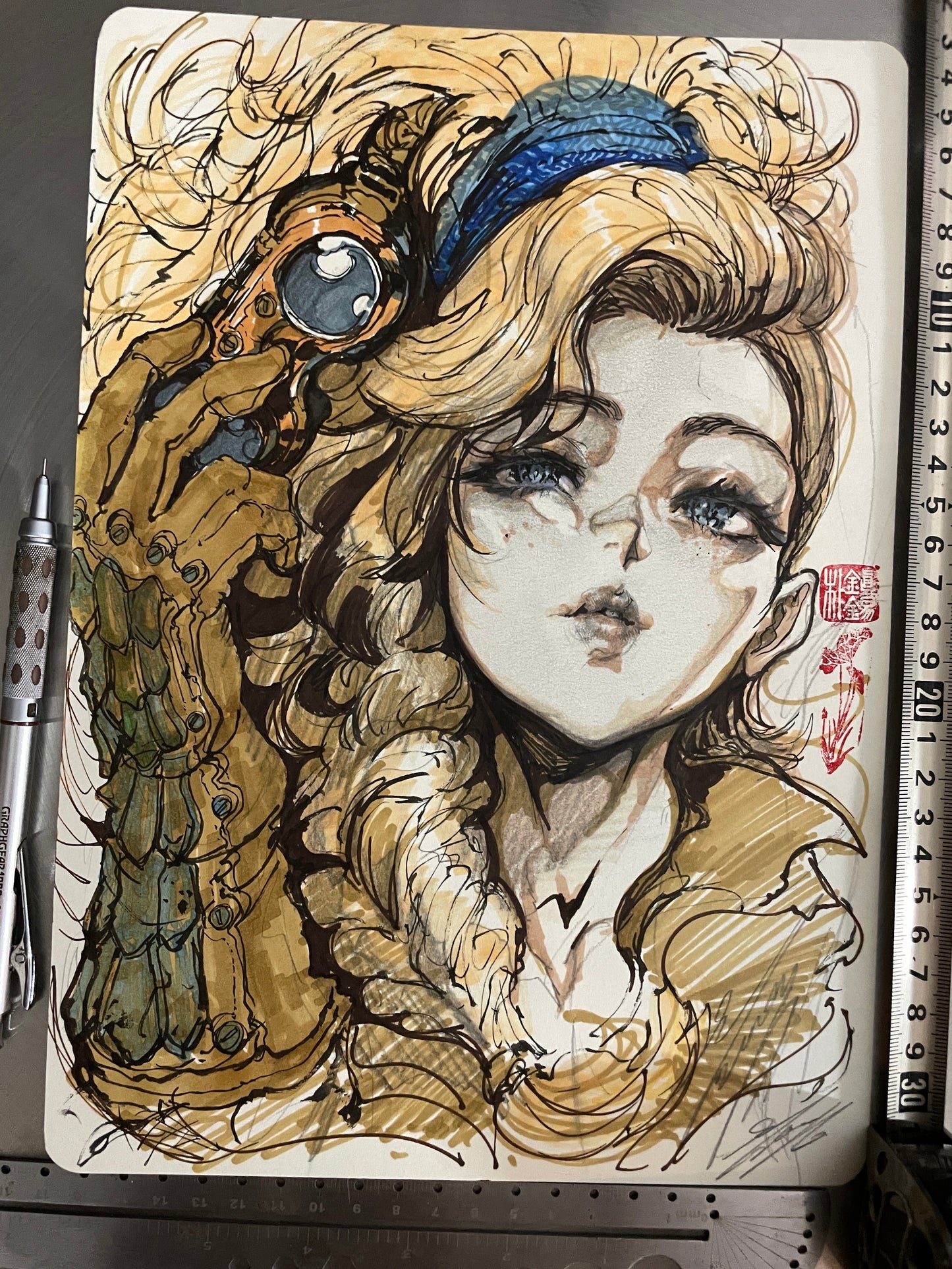 gemma original sketch+ART print set
