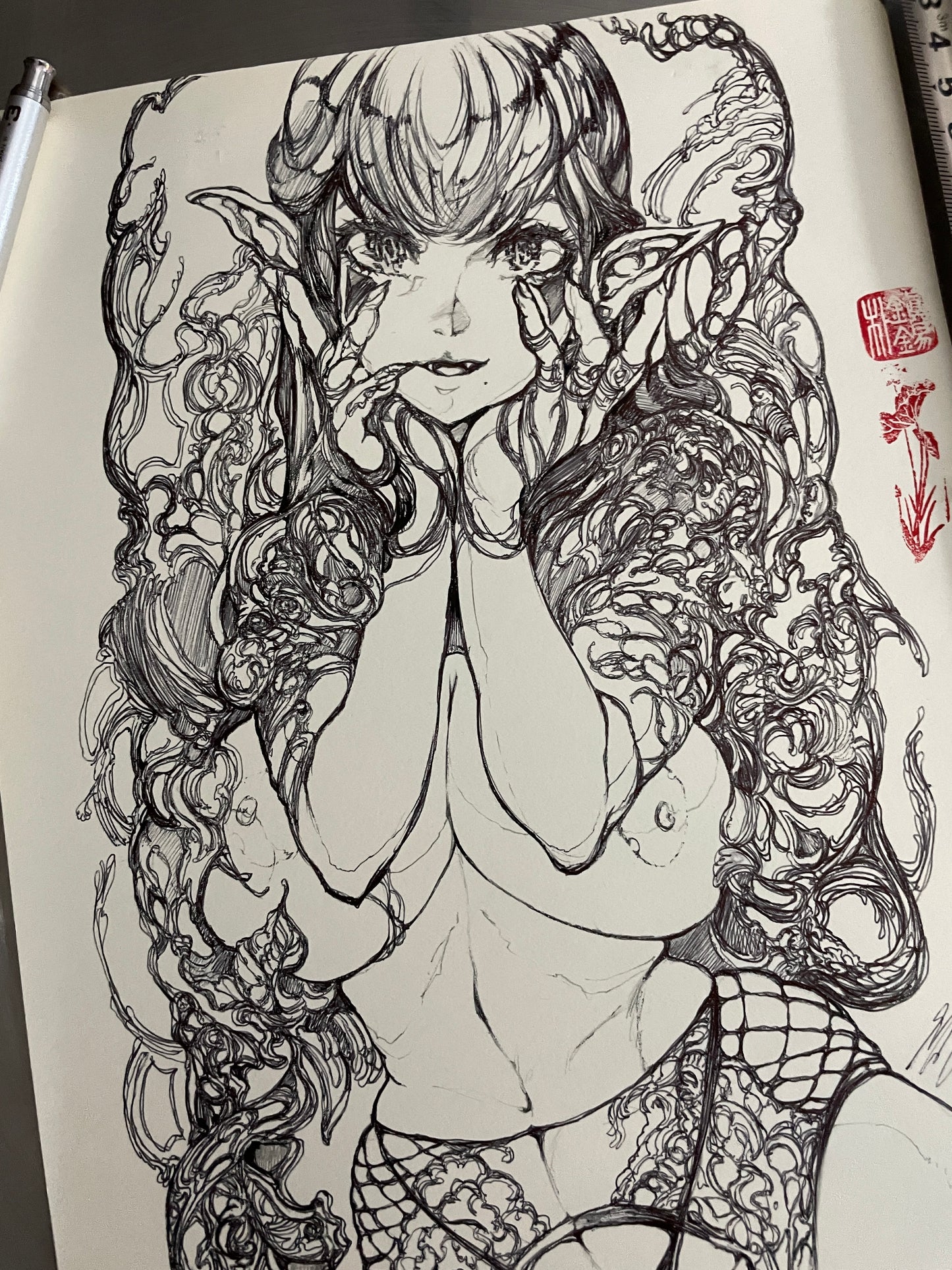 commissions (Original drawings + digital drawing)