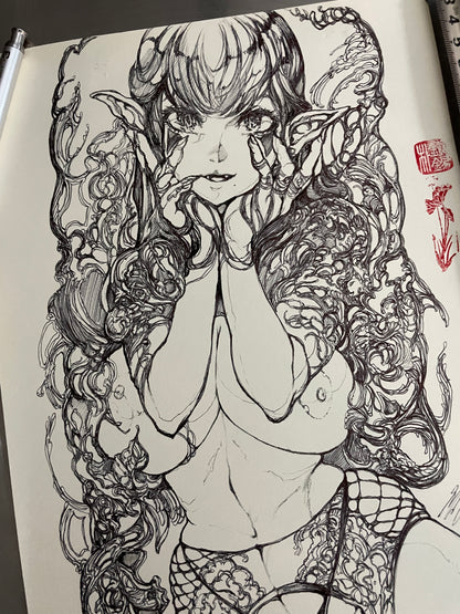 commissions (Original drawings + digital drawing)