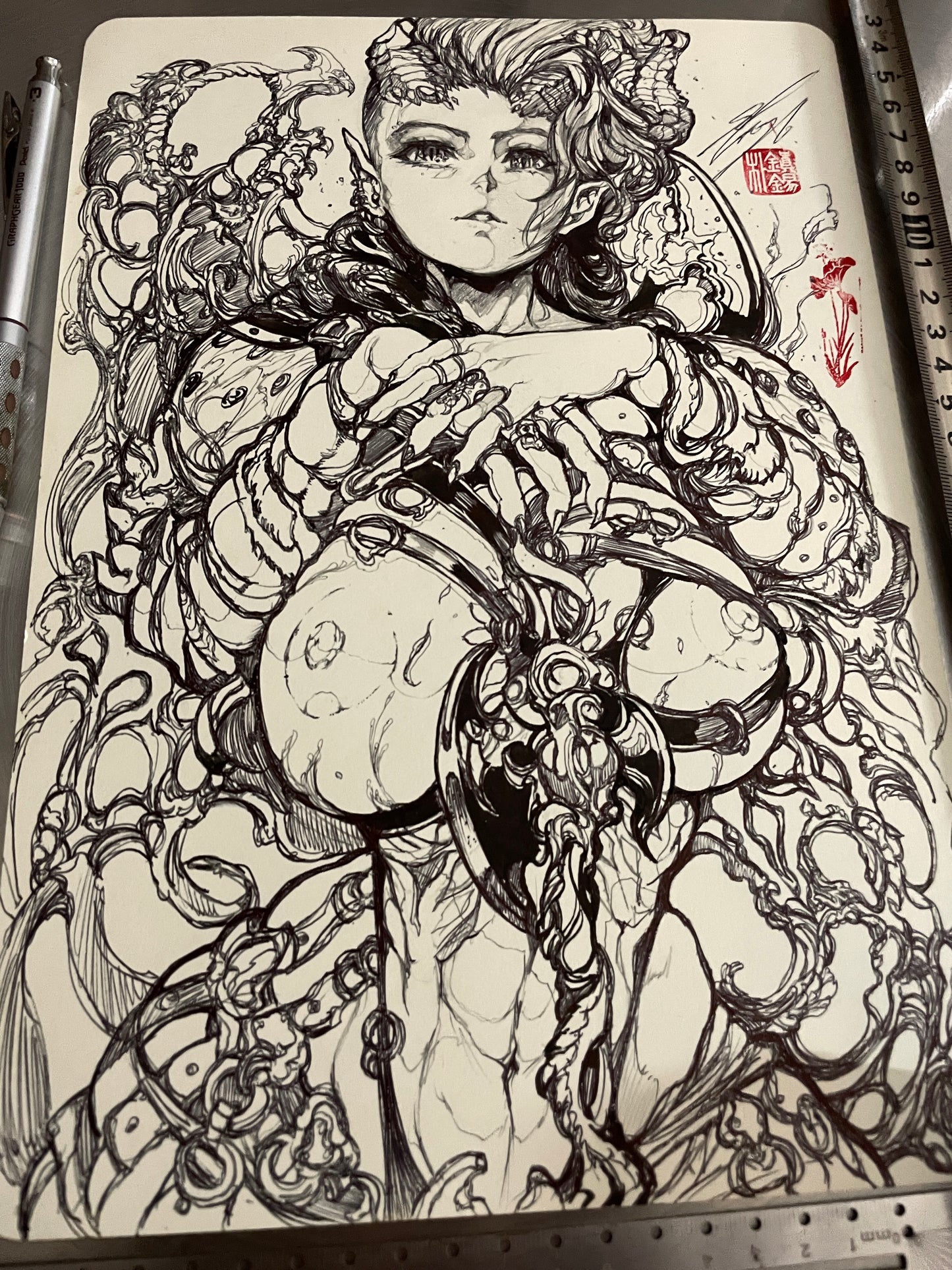 karlach original sketch+ART print set
