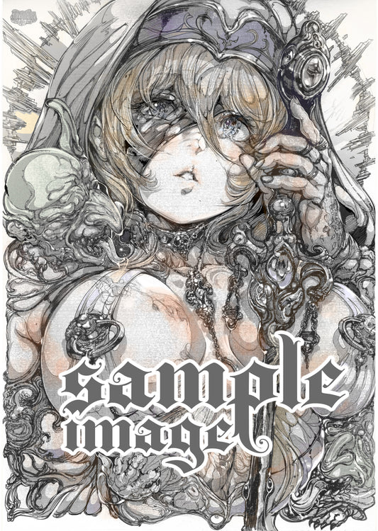 commissions (Original drawings + digital drawing+art print set)