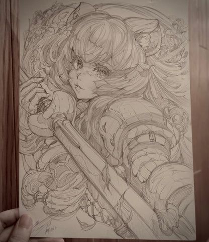 raphtalia original sketch