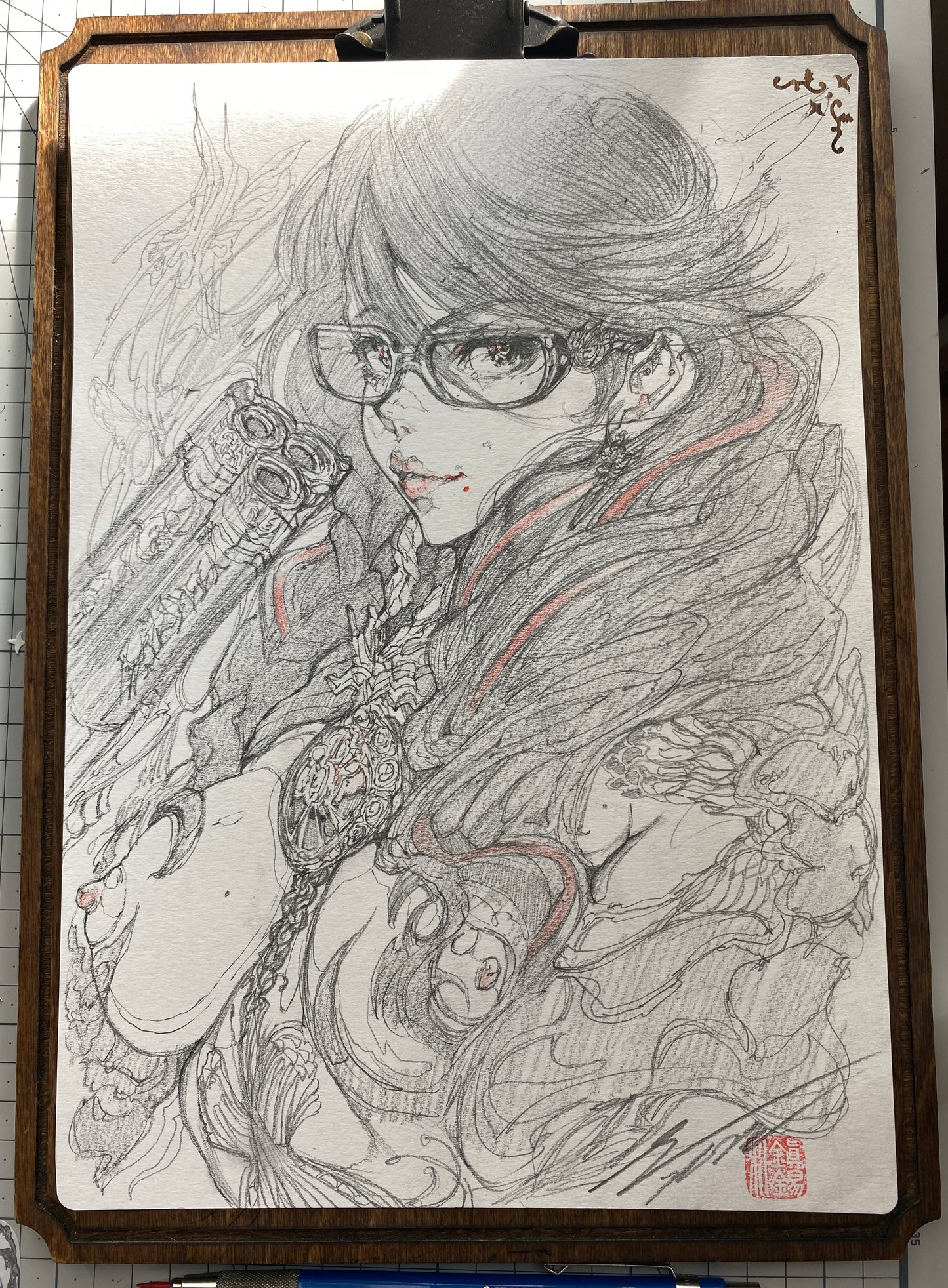 bayonetta original sketch