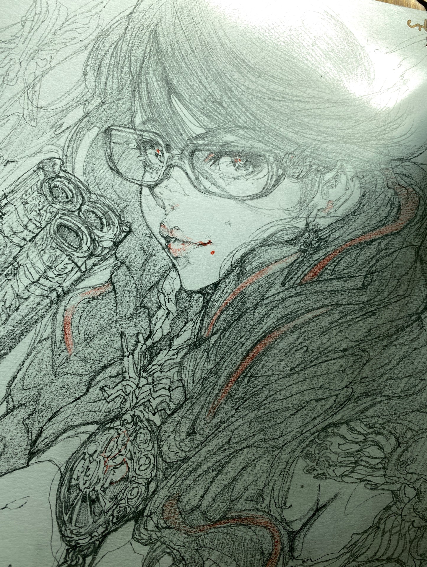 bayonetta original sketch