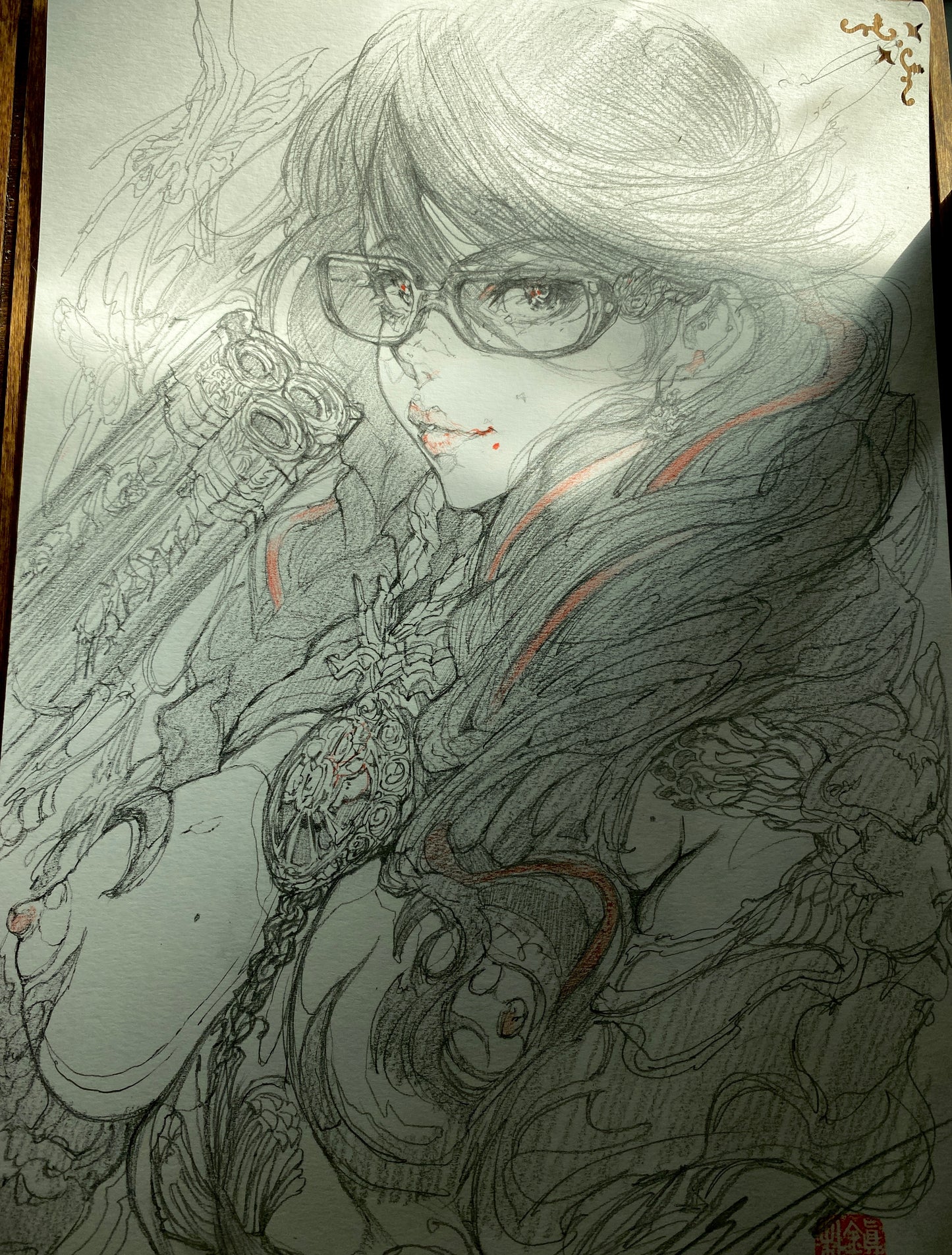 bayonetta original sketch